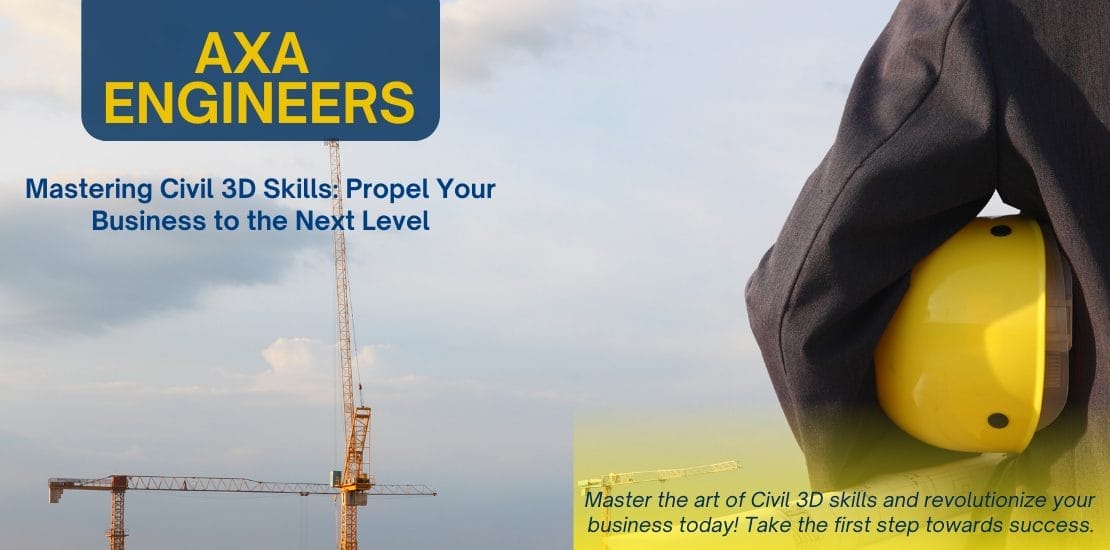 Discover the power of mastering Civil 3D skills. Transform your business and dominate the competition.